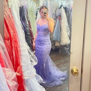 Amarra periwinkle prom dress. Size 2.